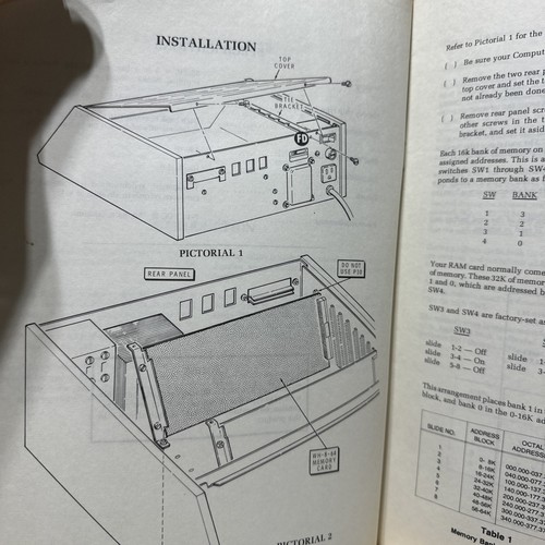 Heathkit Zenith Dynamic RAM Card WH-8-64 Operation Service Manual 595-2768-01 - Picture 5 of 10
