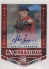 2012 Elite Extra Edition Aspirations Die-Cut Signatures Adrian Sampson Auto 0c2