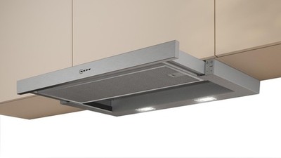 Neff D46ED52X1 N50 EEK: A Flachschirmhaube, 60cm breit, Ab-/Umluft, LED-Licht, s