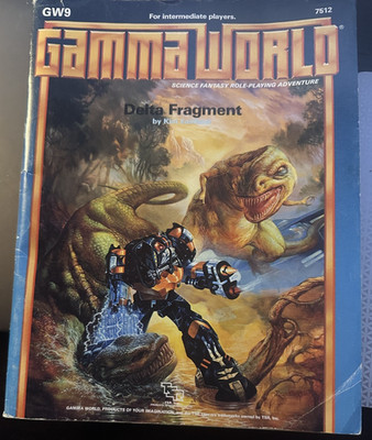 TSR Gamma World Delta Fragment GW9 + Map