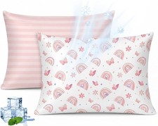 Cooling Pillowcases for Toddlers Kids, 2-Pack Ultra Breathable Bed Pillow Case