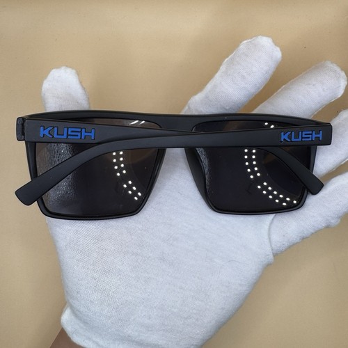 KUSH Sonnenbrille quadratisch rechteckig schwarzes Gestell dunkelschwarze Gläser UV 400 6476KSH GEBRAUCHT, IN EINWANDFREIEM ZUSTAND - Bild 6 von 6