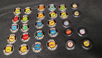 Choice of Hot Wheels Red Line Era Plastic & Metal Buttons