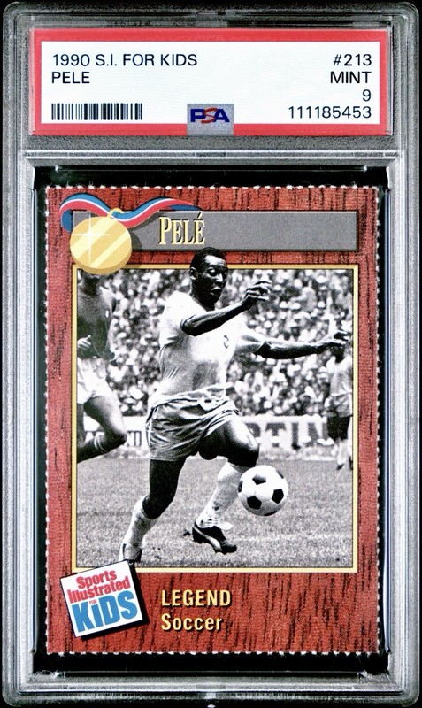 1990 Sports Illustrated #213 Pele PSA 9 Pop 19- 2 Higher