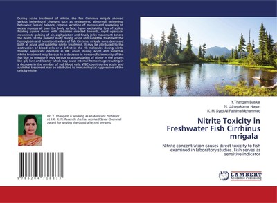Nitrite Toxicity in Freshwater Fish Cirrhinus mrigala Y. Thangam Baskar (u. a.)