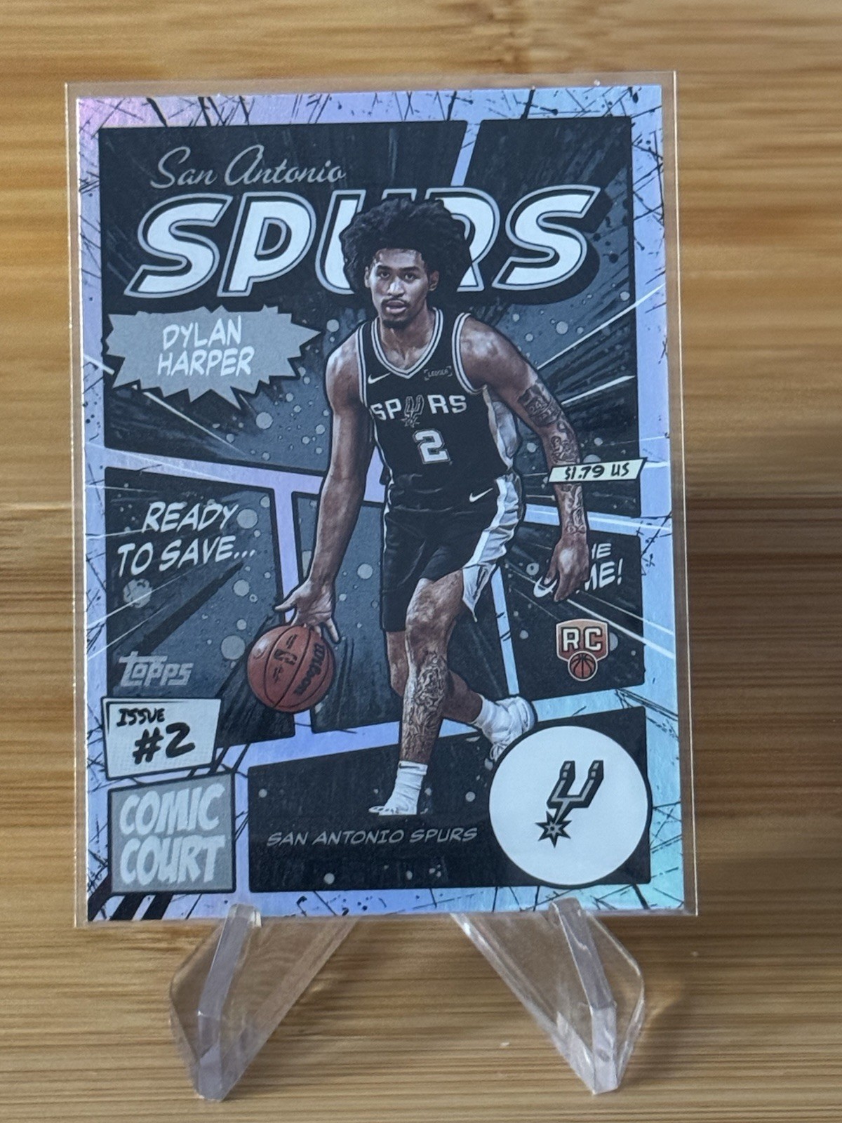 2025-26 Topps Basketball - Dylan Harper Comic Court RC #CC-17 Spurs Case Hit!