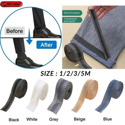 Iron-On Hemming Tape   Self-Adhesive Fabric Fusing Tape for Clothing Repair Tape