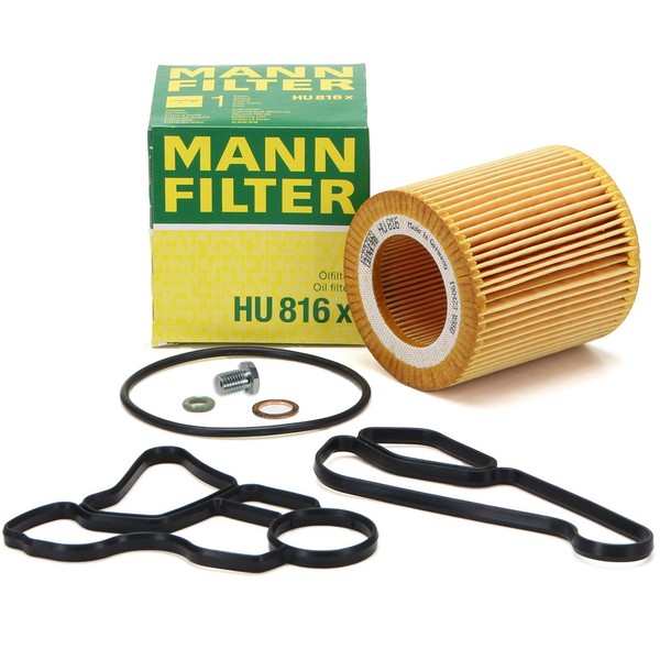 Mann ÖLfilter + Dichtungen ÖLfiltergehäUse ÖLküHler FüR BMW N51 N52 N53 N54 N55-image