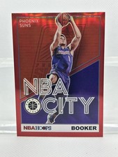 2019-20 Panini NBA Hoops Premium Stock - Nba City Devin Booker #26 Red