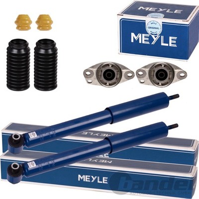 2x MEYLE STOßDÄMPFER + DOMLAGER HINTERACHSE passend für BMW 5er TOURING (F11)