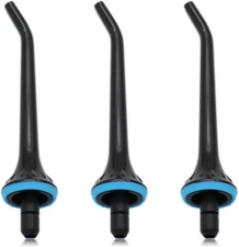 Water Flosser Replacement Tips for Mospro, Nicwell, Nicefeel, Black Standard 