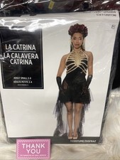 Día de Muertos La Catrina Adulto Día de los Muertos Disfraz Halloween Pequeño 6 Piezas
