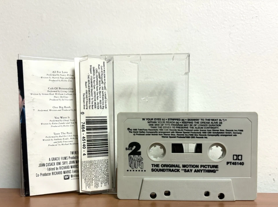 Say Anything (Cassette Tape, 1989) Movie Soundtrack Foto 4 de 4