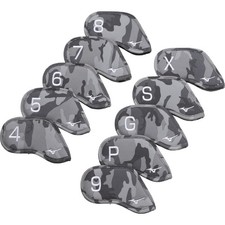 MIZUNO Golf Head Covers for Irons, Set of 10, By Club, Unisex, Camo, 5LJH2302