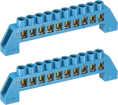 Brass Grounding Terminal Bar Block Screw Strip Electrical  Style: 10 Positions