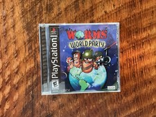 Worms World Party Sony PlayStation 1, 2002 - COMPLETE  NICE CONDITION