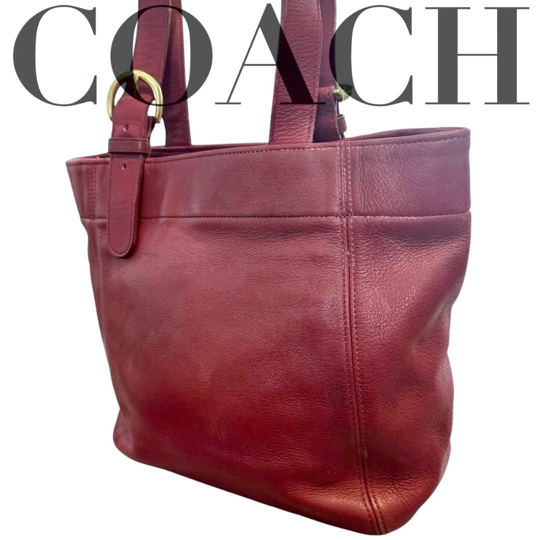 Coach Genuine Leather Red Shoulder Bag Style G07192819