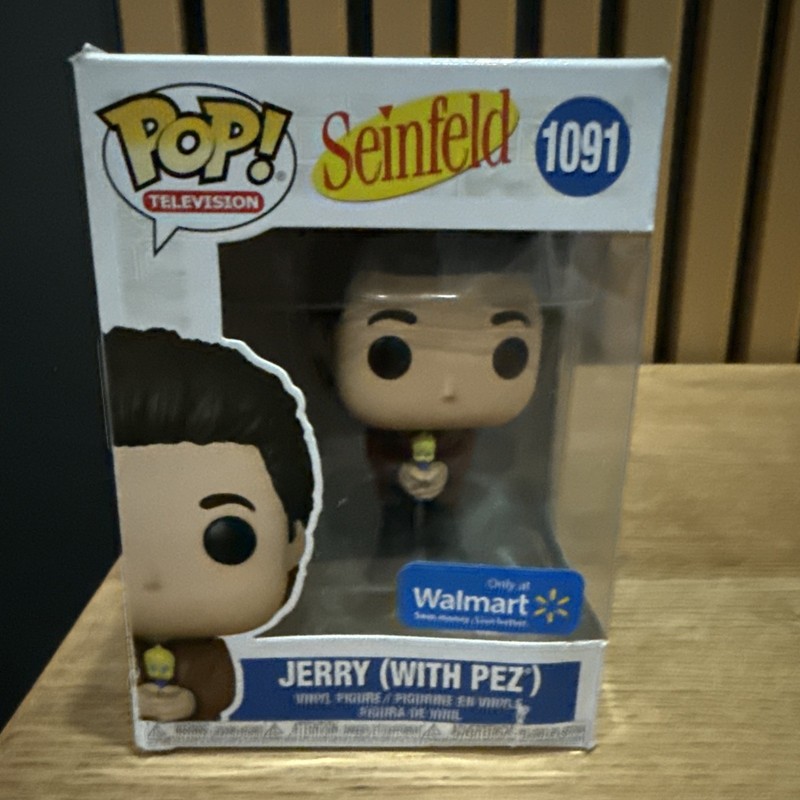 Funko Pop! Seinfeld 1091 Jerry (with Pez) Walmart Exclusive Vinyl Figure New