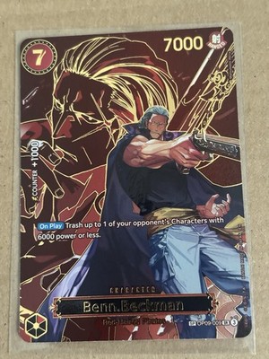 Benn.Beckman (SP) OP09-009 Carrying On His Will Foil English One Piece TCG