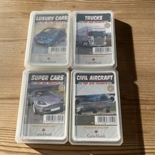 Job Lot 4 X Top Ace Trumps Carta Mundi