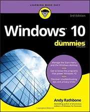 WINDOWS 10 FOR DUMMIES (FOR DUMMIES (COMPUTER/TECH)) By Andy Rathbone BRAND NEW