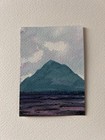 Original ACEO Watercolor Mountain Landscape Miniature Painting on Paper — photo 3