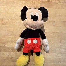 Disney Mickey Mouse Medium Plush Stuffed Animal Red Shorts Yellow Shoes