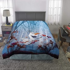 Disney Frozen 2 Olaf Adventure Reversible Twin/Full Comforter New"