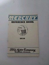 Mercury 1939 Owners Operators Manual Reference Book All Models