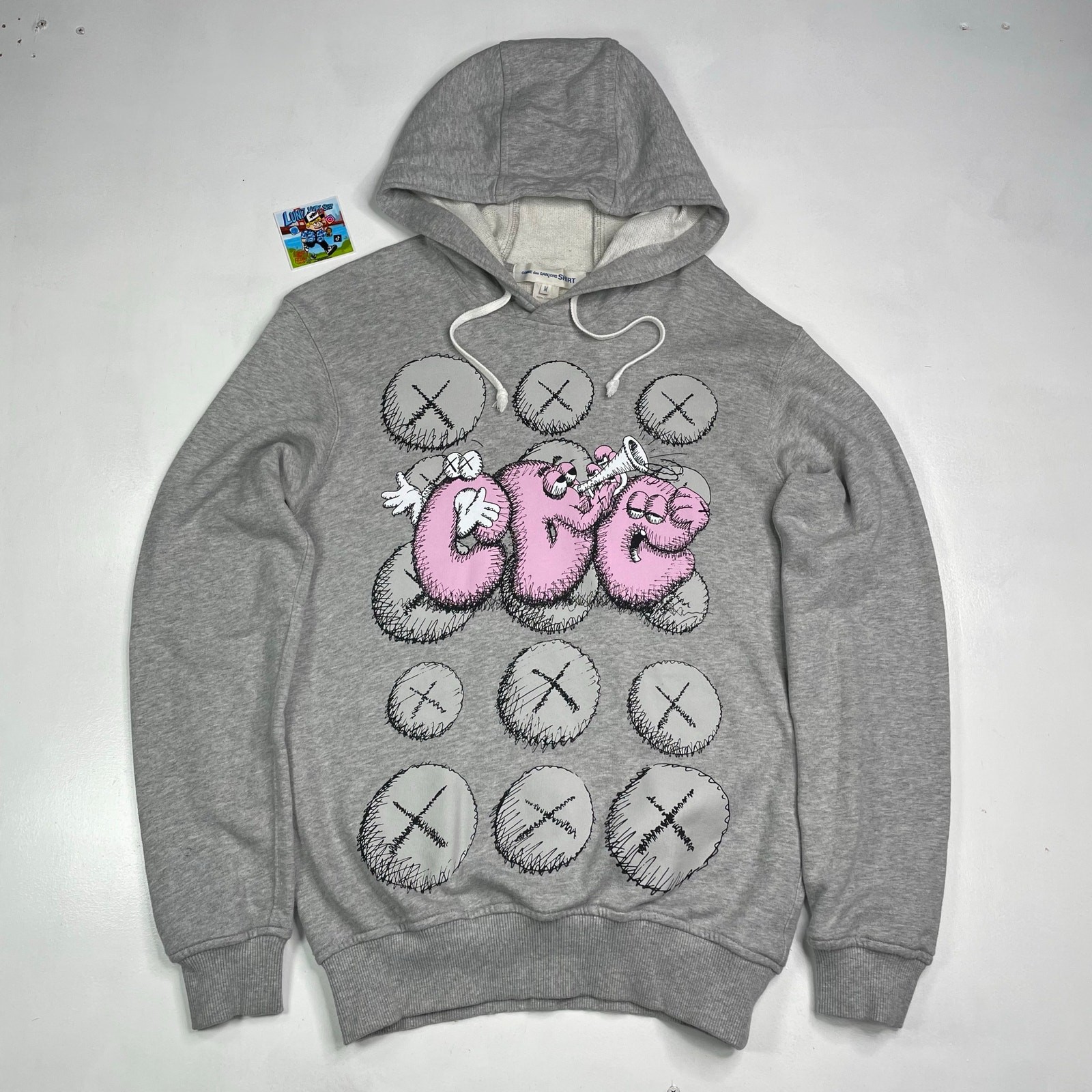 COMME Des GARCONS x KAWS Pullover Hoodie Size M