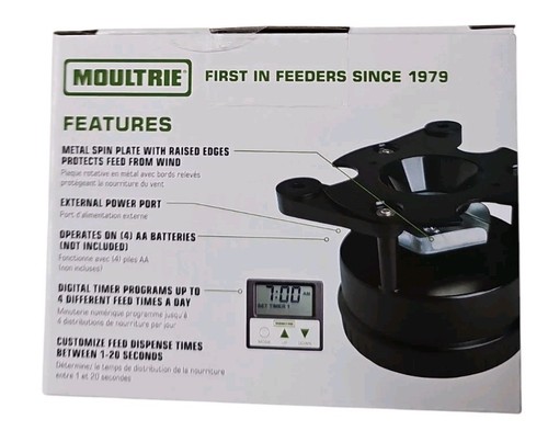 Moultrie ALL-IN-ONE Programmable Build Your Own Feeder Kit MFHP12367 New - Picture 4 of 6