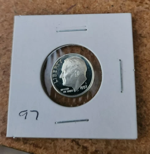 1997 s 90% silver proof Roosevelt dime