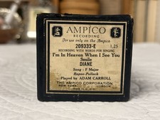 Vintage AMPICO Piano Roll "I'm in Heaven When I See You Smile DIANE"
