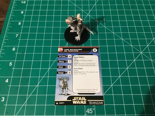 STAR WARS MINIATURES : repeinte custom loose dark jedi twi' lek EUR 5,00 - FR