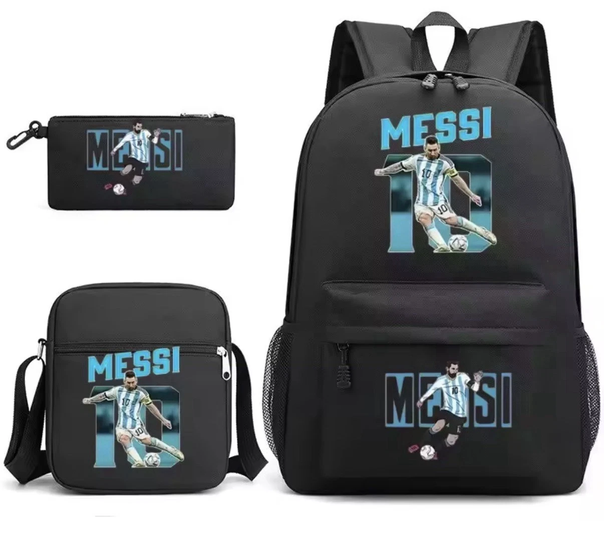Football Star Print Set Backpack Fashion Soccer