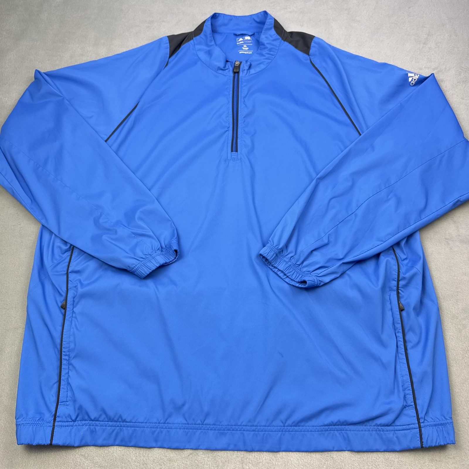 Jacket Mens 3xl Blue Climaproof 1/4 Zip Wind Pullover Windbr