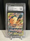 CGC 10 GEM MINT Eevee & Snorlax GX Black Star Promos SM169 Tag Team Pokemon Card