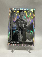 2025 Topps Chrome F1 #64 Javier Sagrera Black And White Ray Wave Refractor