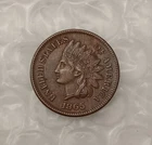 USA 1 Cent~ Indian Head Cent 1865~* AU