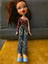 Bratz Roxxi Twiinz 1st Edition 2004 Doll MGA Leather Jacket Long Red Hair