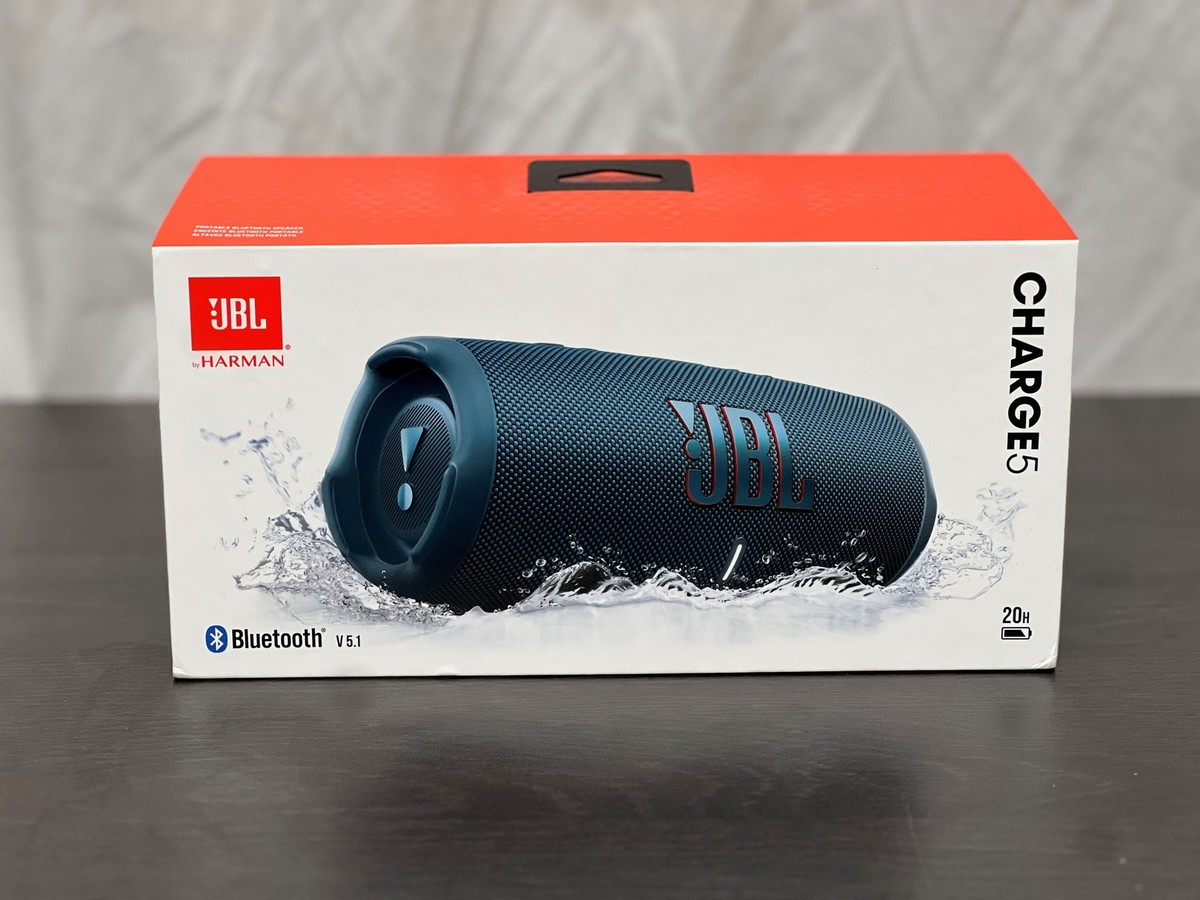 JBL Charge 5 Portable Wireless Bluetooth Speaker -Blue JBL Charge 5 Portable Wireless Bluetooth Speaker -Blue