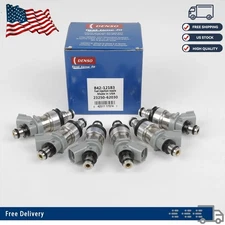6PCS NEW 23250-62030 Denso Fuel Injectors for 1996-1998 Toyota 4Runner 3.4L V6