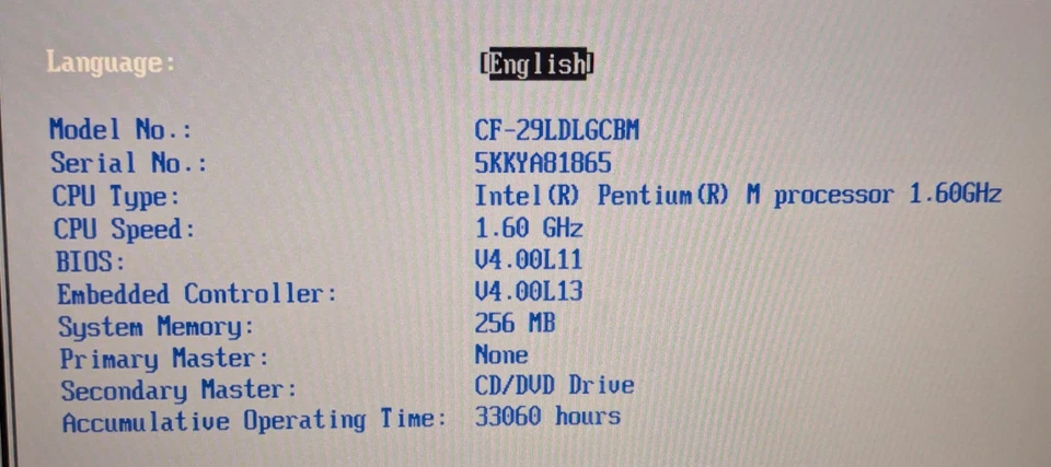 Portátil táctil incompleto Panasonic ToughBook CF-29 13,3" Pentium M 1,2 GB de RAM Foto 4 de 4