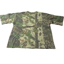 Vintage 90s Realtree Camo Pocket Shirt Size Boxy Large 