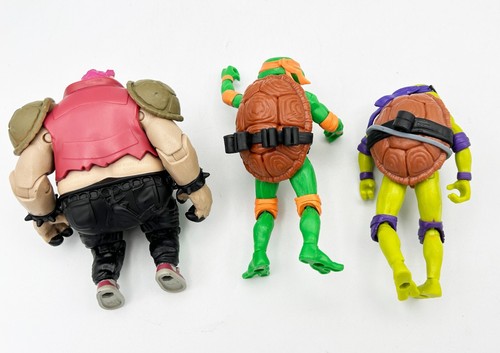 3X Teenage Mutant Ninja Turtles: Mutant Mayhem Donatello Michelangelo Bebop LOT - Picture 3 of 3