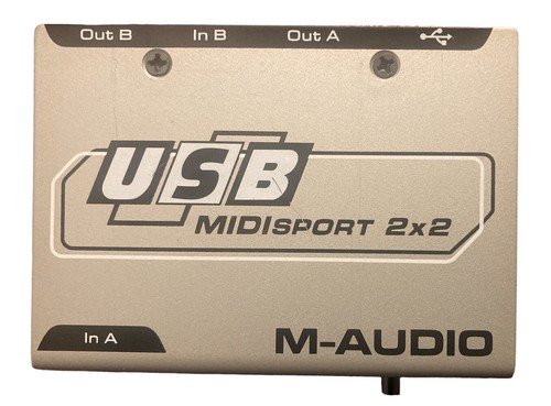 M-AUDIO MIDISPORT 2x2 USB BUS-POWERED 2-IN/2-OUT 32 MIDI CHANNEL INTERFACE - Picture 2 of 6