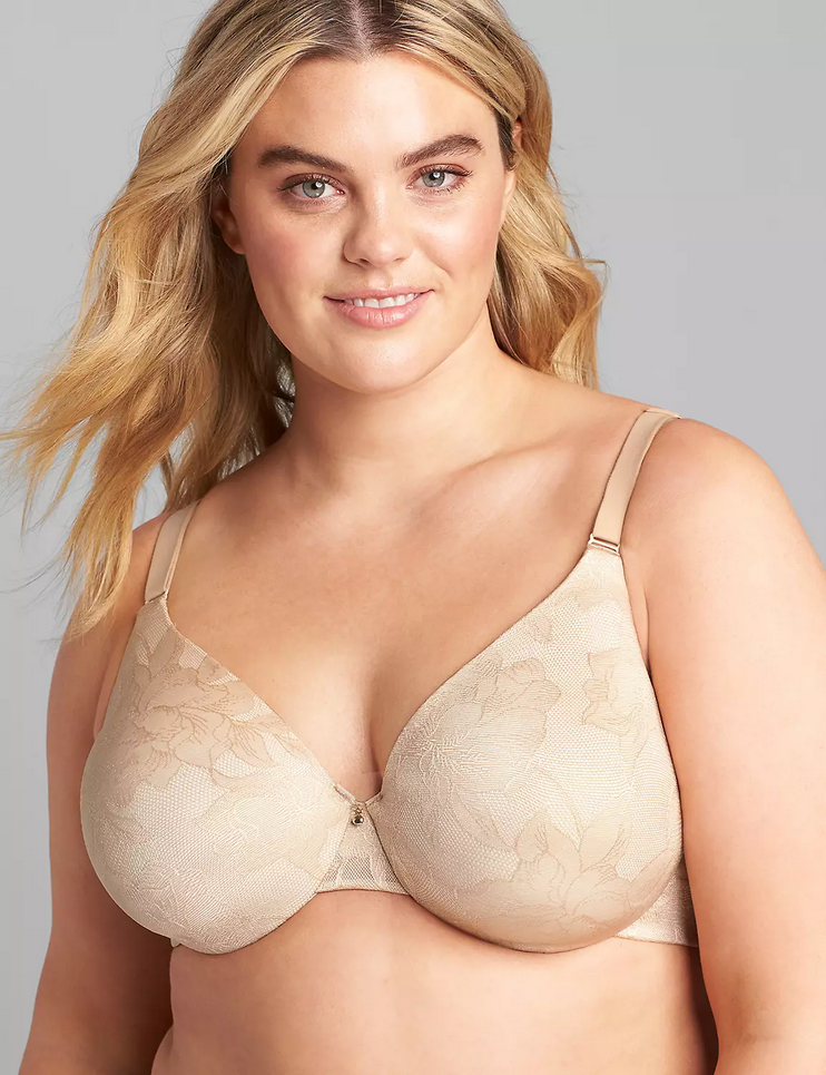 230609 LANE BRYANT CAFE LACE BACKSMOOTHER LIGHTLY LINED FULL