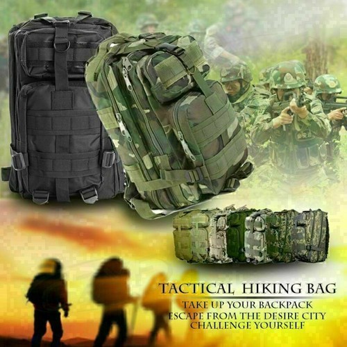30L Outdoor Militär Taktisch Camping Wandern Trekking Rucksack Tasche, Multi-Pocket - Bild 2 von 21