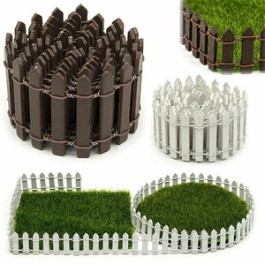 Diy Fairy Garden Set Wood Fence Home Decoration Miniature