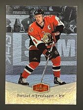 Daniel Alfredsson 2006-07 Flair Showcase PRESS LEVEL LEGACY Senators d#049/100